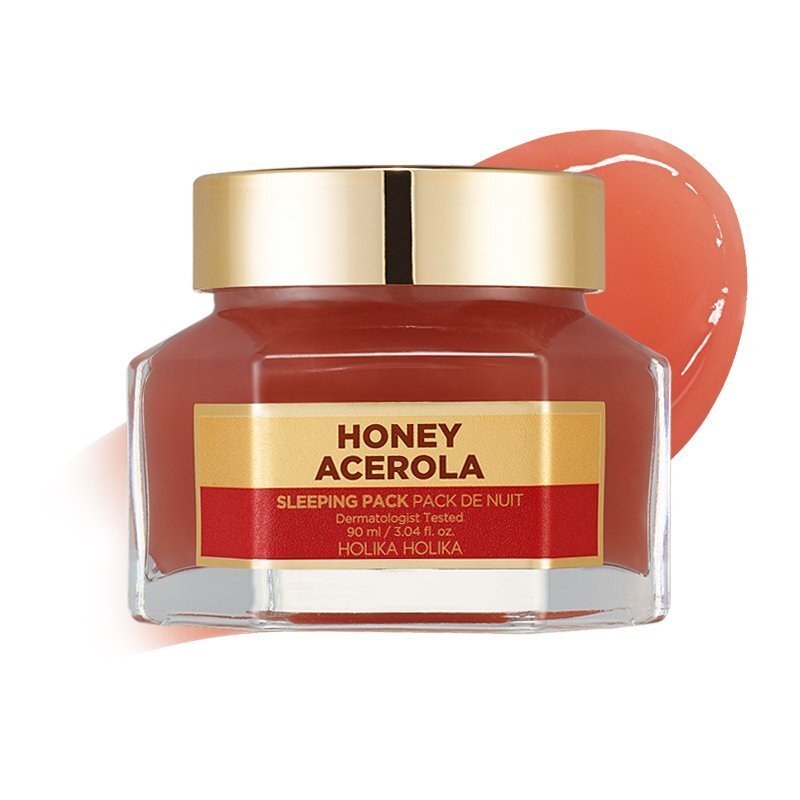 Holika Holika Honey Sleeping Pack (Acerola) - naktinė kaukė